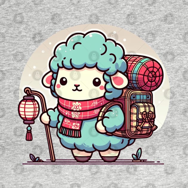 Hiking sheep by Japanese Fever